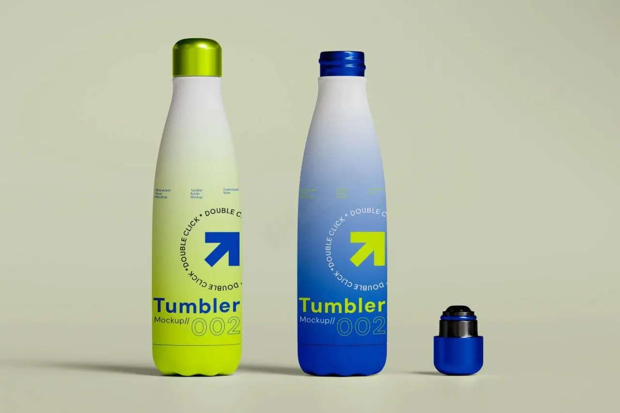 Free Tumbler PSD Mockup