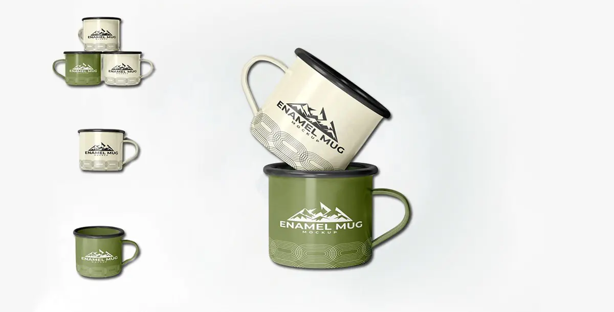 Cup Mockup Realistic  Customizable Drinkware Design